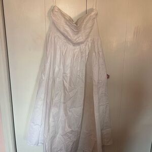 AMERICAN EAGLE white midi dress